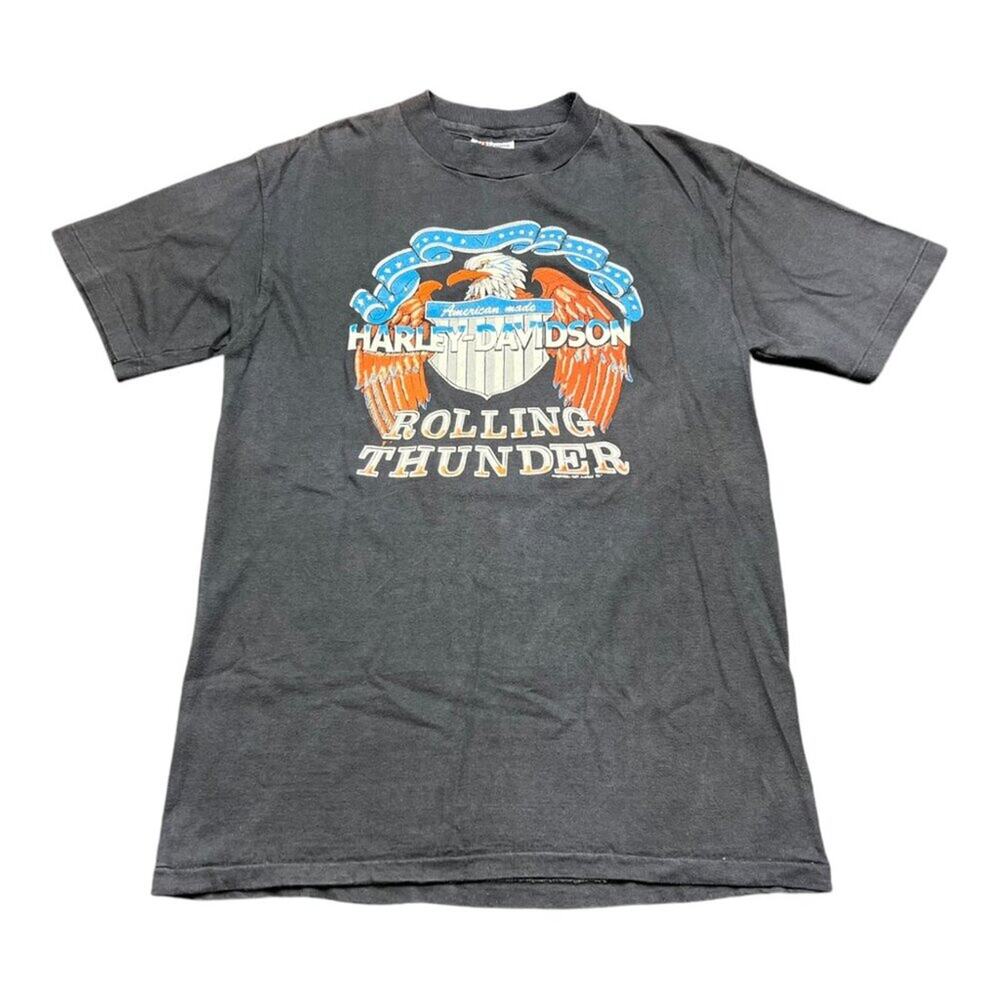 Vintage Harley Davidson 1983 Milwaukee WS "Rolling Thunder" T-Shirt